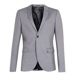 TOPMAN Skinny Fit Light Gray Blazer Suit Jacket Size 40R